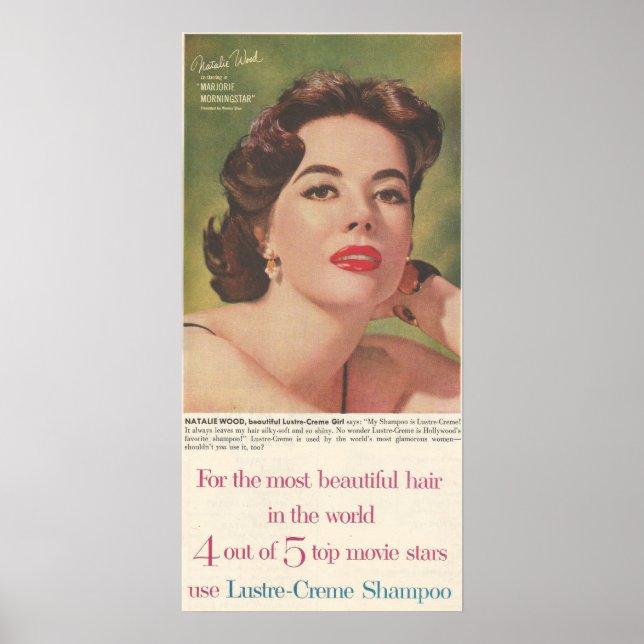 1958 Ad Lustre-Creme Poster (Front)
