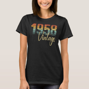1958 All Original Parts B Day Vintage Retro Sunset T-Shirt