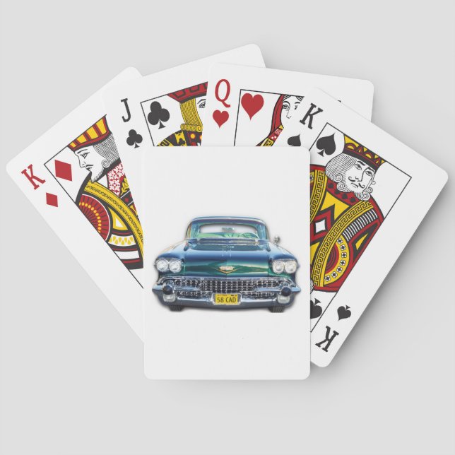 1958 Cadillac Playing Cards (Back)