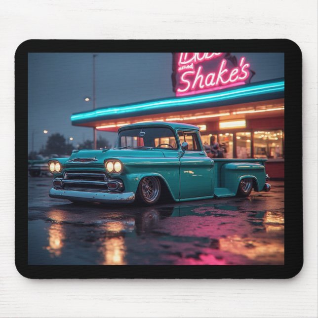 1958 Chevrolet Apachee 3100 stepside pickup Mouse Pad (Front)