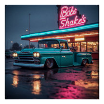 1958 Chevy Apache Custom Truck cruising 