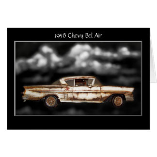 1958 Chevy Bel Air,junkyard car,classic car,rusty