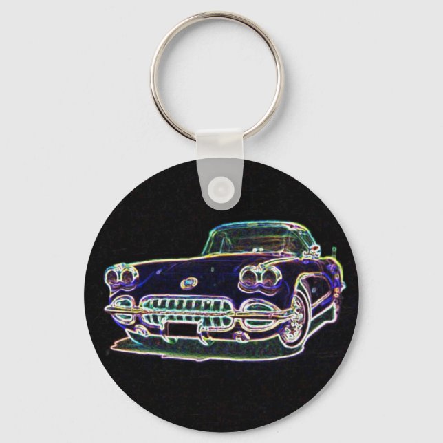 1958 Corvette Key Ring (Front)