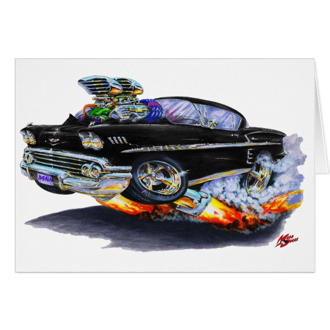 1958 Impala Black Car (Front Horizontal)