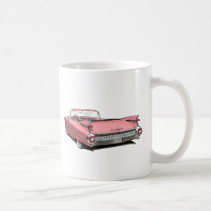 1959 Cadillac Pink Car Coffee Mug