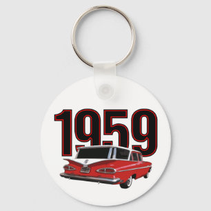 1959 Chevy Wagon Key Ring