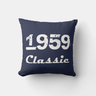 1959 Classic 60th Birthday Celebration Cushion