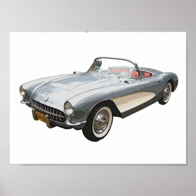 1959 Corvette Convertible Poster (Front)