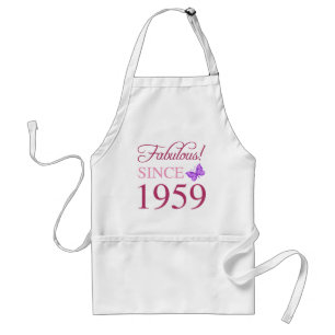 1959 Fabulous Birthday Standard Apron