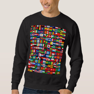 195 Flags Of All Countries In The World Internatio Sweatshirt