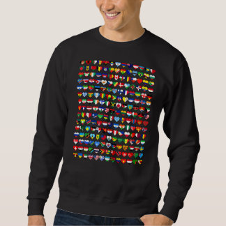 195 Flags Of All Countries In The World Internatio Sweatshirt