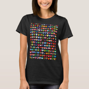 195 Flags Of All Countries In The World Internatio T-Shirt