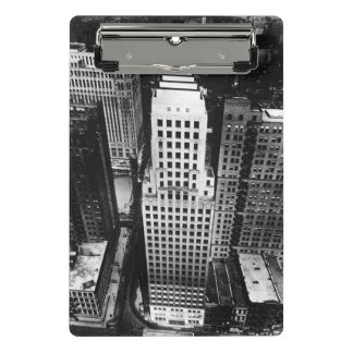 1960:  An aerial view of a Chicago skyscraper Mini Clipboard