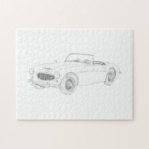 1960 Austin-Healey Jigsaw Puzzle