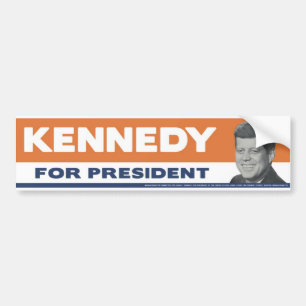 1960 Kennedy For President Bumper Sticker