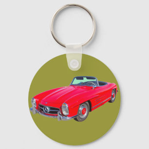 1960 Mercedes Benz 300 SL Convertible Key Ring