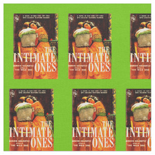 1960 pulp novel cover The Intimate Ones print Fabric