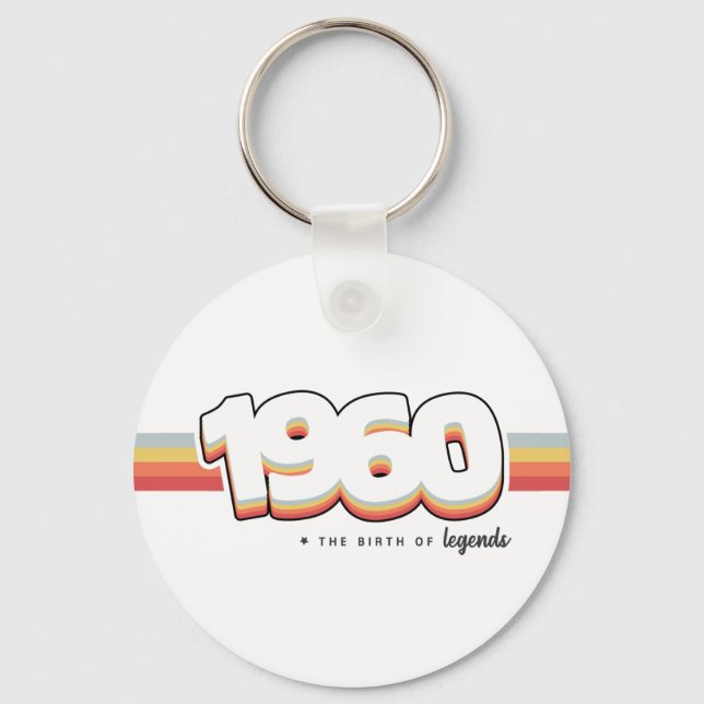 1960 The birth of legends Key Ring (Front)