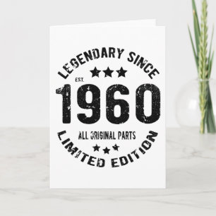 1960 Vintage Birthday Card
