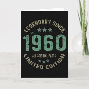 1960 Vintage Birthday Card