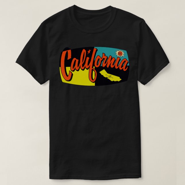 1960s California Sunshine TShirt (Design Front)