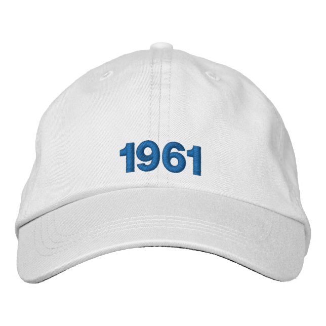 1960's EMBROIDERED BASEBALL CAP (Front)