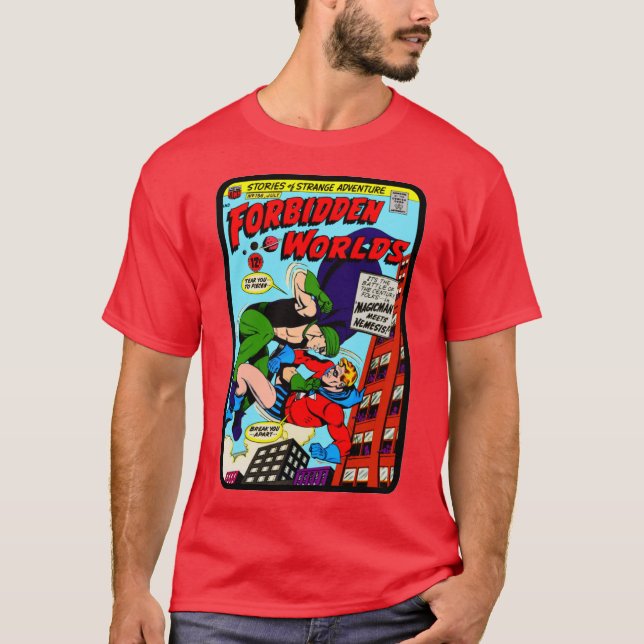 1960's "Forbidden Worlds" Comic T-Shirt  (Front)