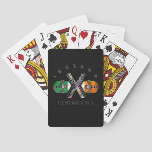1960s Generation X Ireland Skateboard Playing Cards