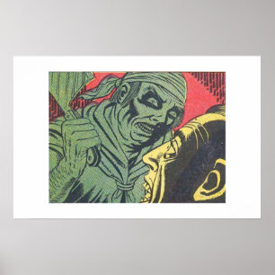 1960s Golden age horror comics scary retro comic Poster