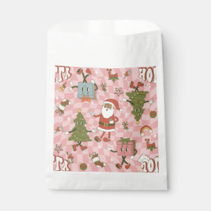 1960s groovy black santa african christmas favour bag