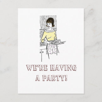 1960s Housewife - Invitation, We're H... Invitation