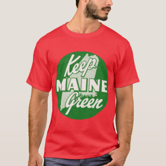 1960s Keep Maine Green T-Shirt