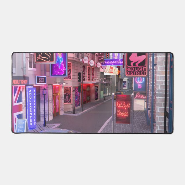 1960s London Soho Map Desk Mat (Front)