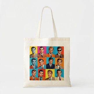 1960s men tote bag