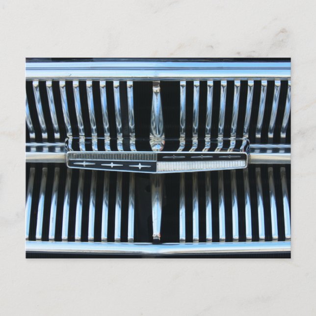 1960's Mercury Classic Car Grill Postcard (Front)