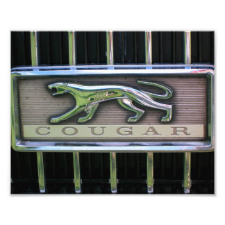 1960's Mercury Cougar Grill Emblem Photo Print