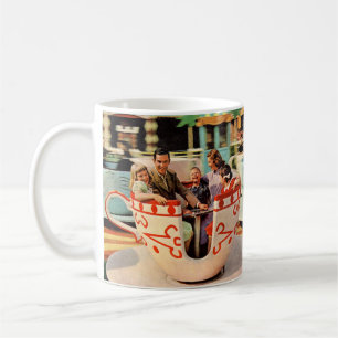 1960s teacups ride at the amusement park coffee mug
