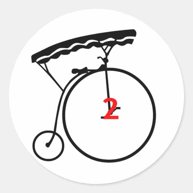 1960's The Prisoner - Number Two - Sticker (Front)