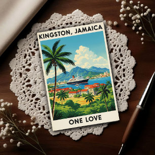 1960s Vintage Jamaica Travel Postcard