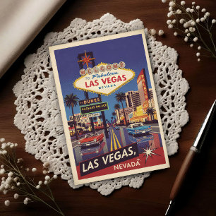 1960s Vintage Las Vegas Travel Postcard
