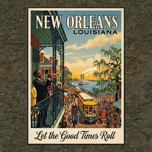 1960s Vintage New Orleans Wall Poster (Creator Uploaded)