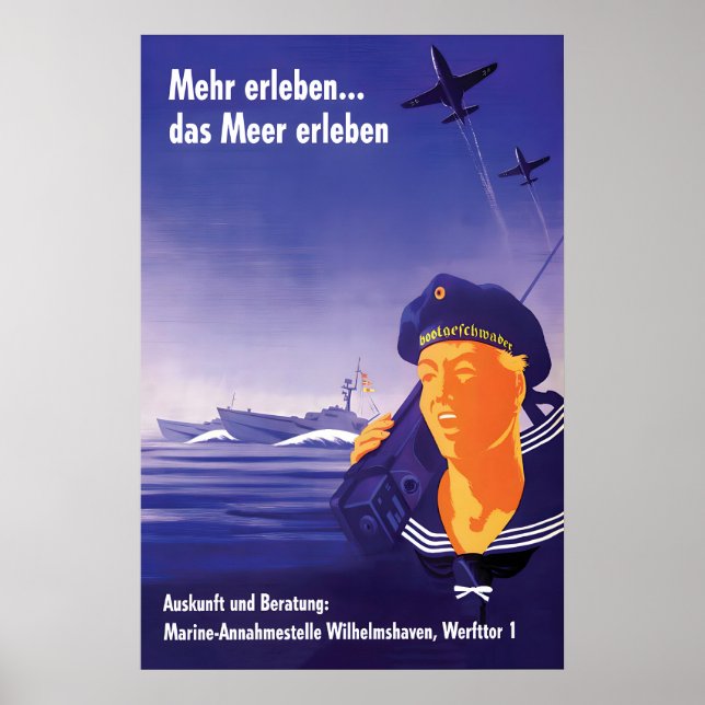 1960s Western German Military Recruitment Poster (Front)