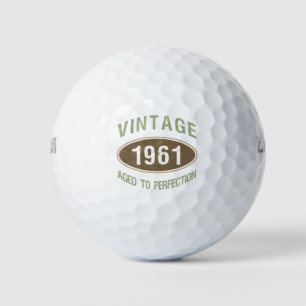 1961 60th Birthday Funny Aged Golf Balls