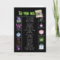 1961 Birthday Fun Facts