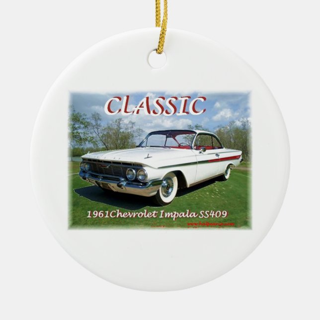 1961_Chevrolet_Impala Ceramic Ornament (Front)