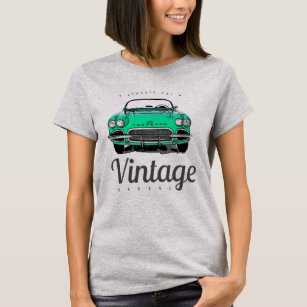 1961 Chevy Corvette Classic Car Vintage Garage T-Shirt