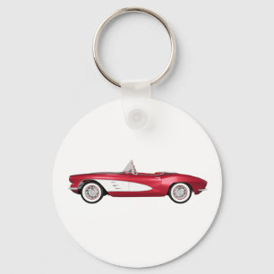 1961 Corvette C1: Candy Apple Finish: Key Ring