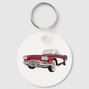 1961 Corvette C1: Candy Apple Finish: Key Ring