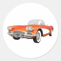 1961 Corvette C1: Orange Finish: