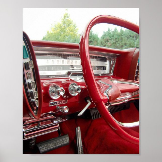 1961 Dodge Lancer Dashboard   Poster (Front)